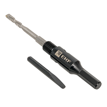 Адаптер Hex M16 с центровочным сверлом Expert EKF