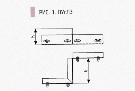 Соединитель-переходник замковый ПУгЛЗ 75х50 УТ1,5 (левый), оцинкованный лист, S1,5