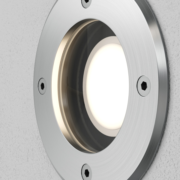 Встраиваемый светильник 35Вт Серебро IP65 Tubo O043DL-01S Outdoor Maytoni