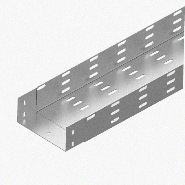 Лоток монтажный цельный перфорированный ЛМЦ300х50х3000 УХЛ1, горячее цинкование, S1,5
