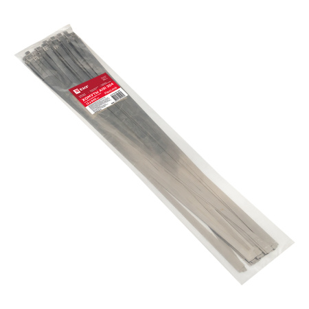 Хомут AISI 304 из нержавеющей стали, 12x840 (100 шт) FlexLock PROxima EKF