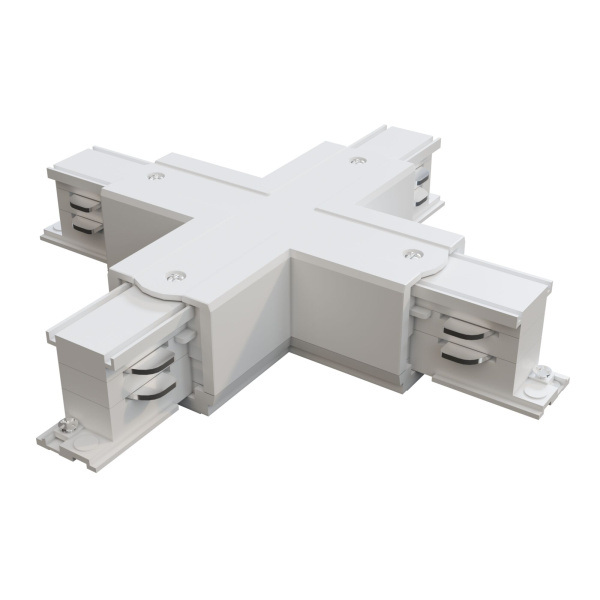 Коннектор Х-образный Пластик Белый TRA005CX-31W Technical