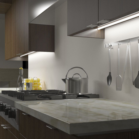 Угловой алюминиевый профиль для светодиодной ленты серый (a041813) Elektrostandard