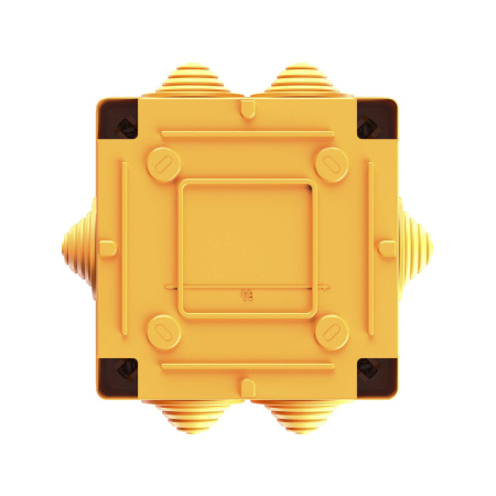 Коробка пластиковая FS с кабельными вводами и клеммниками, IP55,100х100х50 мм, 5р, 450V, 10A, 6 мм2 DKC