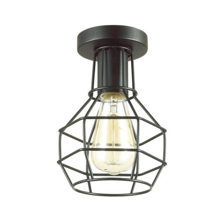 Св-к потолочный E27 60W 220V HARALD черный LUMION