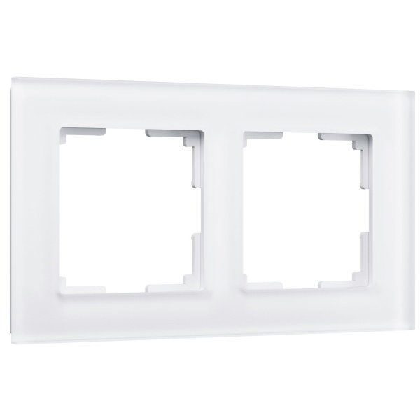 Favorit Рамка на 2 поста (белый матовый) Werkel