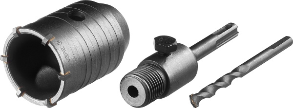 Коронка по бетону "Мастер" с державкой SDS-Plus, 50 мм ЗУБР