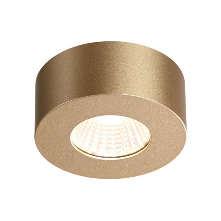 Потолочный св-к IP20 LED 7W 781Лм 3000K BENE золотистый/металл ODEON LIGHT