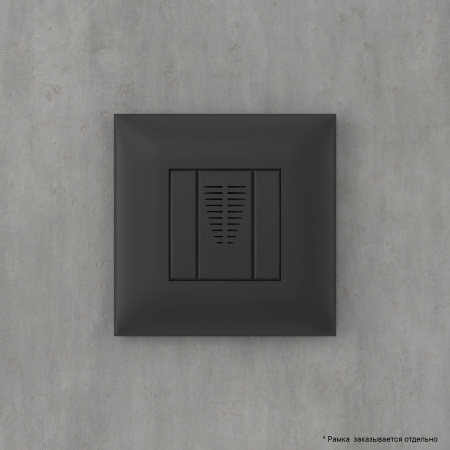 Звонок в стену, "Avanti", "Черный матовый" DKC