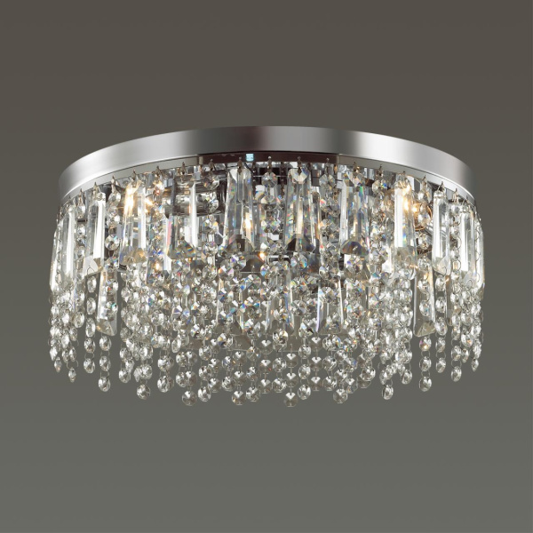Люстра потолочная E14 4*40W 220V SPARKLE хром LUMION