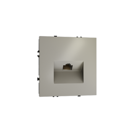 Розетка компьютерная встраиваемая Voltum S70 RJ45 КАТ.6, (шелк)