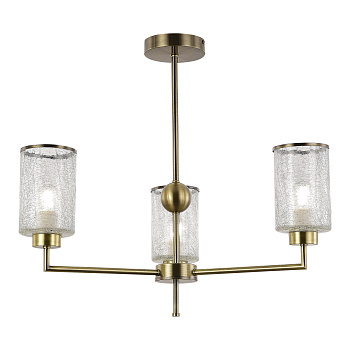 Люстра потолочная Бронза/Прозрачный E27 3*60Вт SLE1046-302-03 EVOLUCE