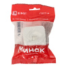 Минск Розетка Phone 1-местная ОП белая Basic EKF