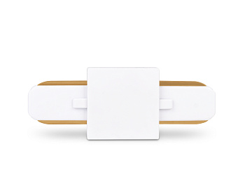 Коннектор прямой однофазный для соединения трековых шинопроводов GL7065 WH белый Ambrella Light