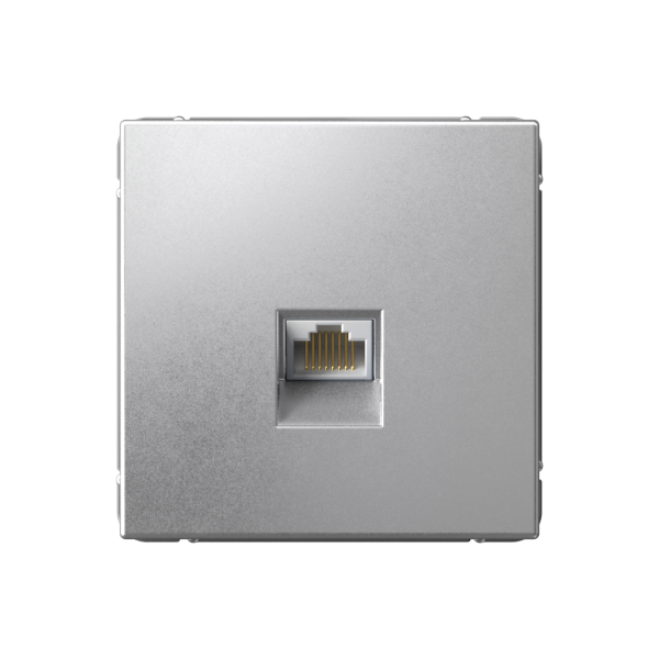 ARTGALLERY РОЗЕТКА компьютерная RJ45, кат. 6A, механизм, АЛЮМИНИЙ Systeme Electric