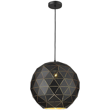 Светильник подвесной Черный/Черный E27 1*60Вт WE261.01.026 WERTMARK