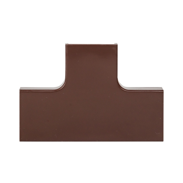 Угол T-образный (20х10) (4 шт) темное дерево EKF-Plast