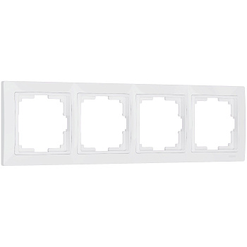 Snabb basic Рамка на 4 поста (белый, basic) Werkel