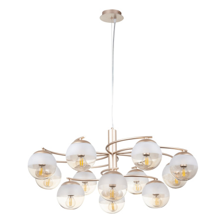 Подвесной светильник 12*E14 40Вт Матовое Золото IP20 Ostin FR5018PL-12G Freya