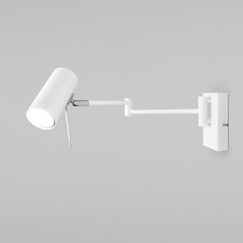 Настенный светильник с поворотным плафоном 1*GU10 35Вт белый IP20 (20166/1 белый) Eurosvet фото 2
