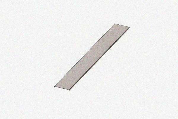 Крышка несущего лотка КНЛ50-П3,0 УТ1,5, горячее цинкование S1,5