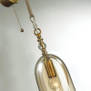 Бра с выкл.E14 1*40W BELL бронзовы/коньячный/стекло ODEON LIGHT