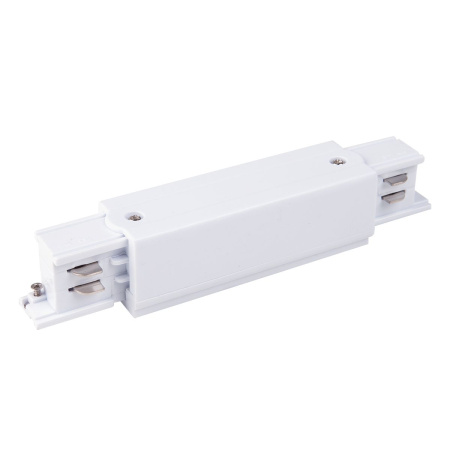 Коннектор прямой для трехфазного шинопровода белый IP20 (a039499) Elektrostandard