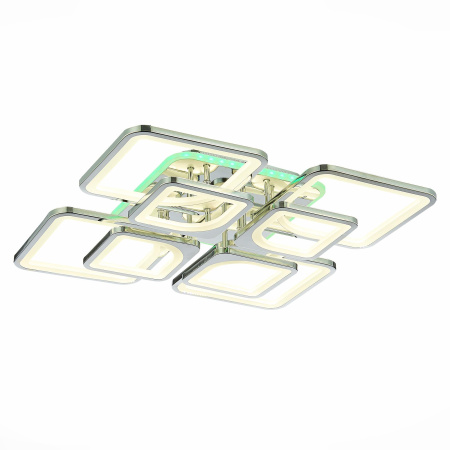 Светильник потолочный Хром/Белый LED 1*224Вт RGB 10Вт 3000-6000К SLE500412-08RGB EVOLED