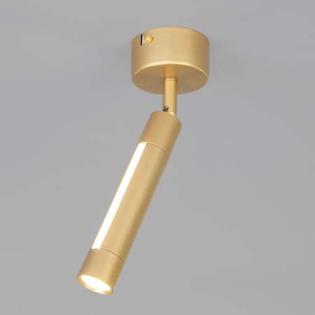 Светодиодный светильник золотой IP20 Strong (20084/1 LED матовое золото) Eurosvet
