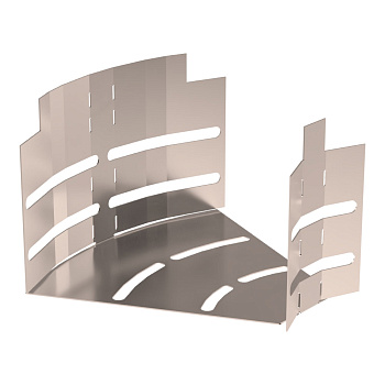 Угол горизонтальный изменяемый 0-45 градусов Стандарт INOX (AISI 409) 150х100 Промрукав