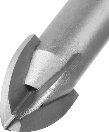 Сверло по кафелю, керамике, стеклу, с четырьмя режущими лезвиями, шестигранный хвостовик, 5 мм, "Профессионал" 29845-05 ЗУБР