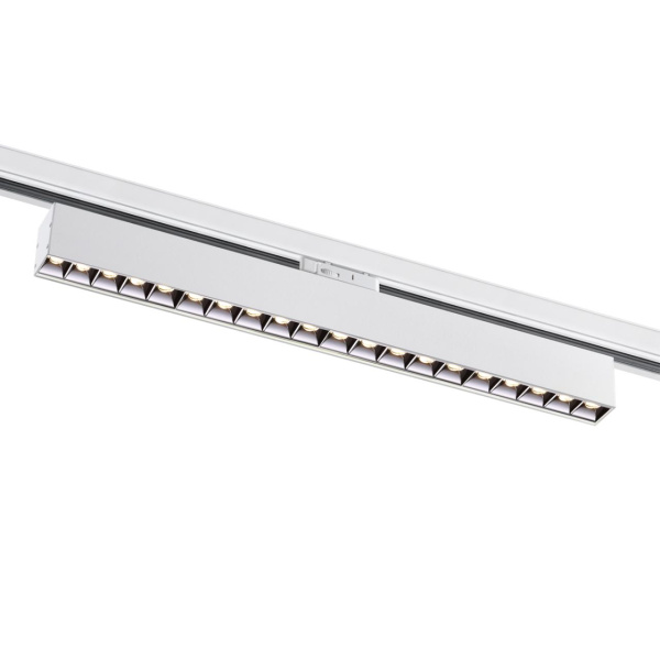 Св-к трехфазный трековый св/д IP20 LED 4000K 30W 220V ITER белый D NOVOTECH