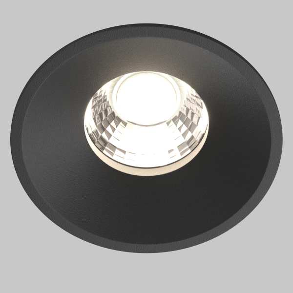 Встраиваемый светильник LED 12Вт Черный IP20 Downlight DL058-12W4K-B Technical Maytoni