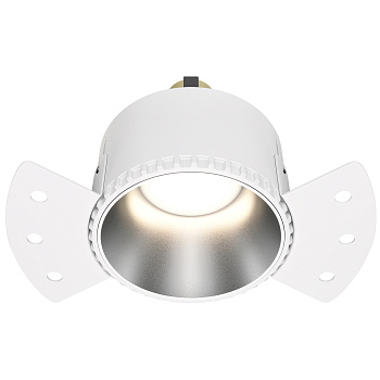 Встраиваемый светильник 1*GU10 20Вт Матовое Серебро IP20 Downlight DL051-01-GU10-RD-WS Technical Maytoni