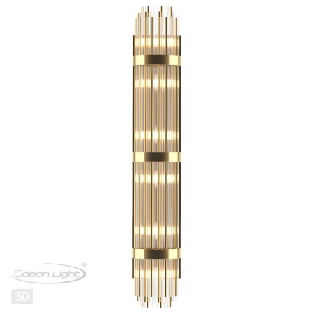 Настенный св-к E14 6*40W высота 1300см EMPIRE золото/стекло ODEON LIGHT