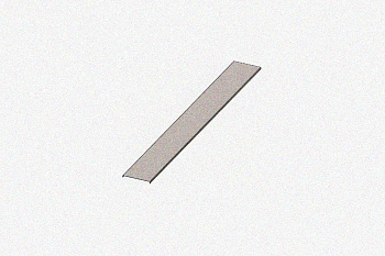 Крышка лотка КЛ 300 УT1,5, оцинкованный лист S1,0