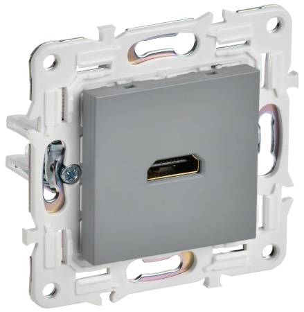 SKANDY Розетка HDMI SK-H01Gr серый IEK