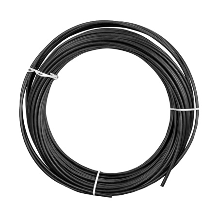 Труба гладкая ПНД жесткая d16 мм (100 м) черная EKF-Plast