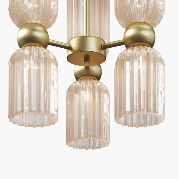 Подвесной светильник 6*E14 40Вт Золото IP20 Antic MOD302PL-06CG Maytoni