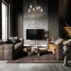 Подвесной светильник 6*G9 40Вт Латунь IP20 Arco MOD223PL-06BS Maytoni