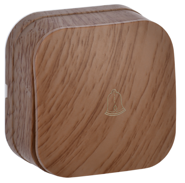 Выключатель 1-клавишный ОУ самовозвратный ВСс20-1-0-ХД 10А GLORY дуб IEK