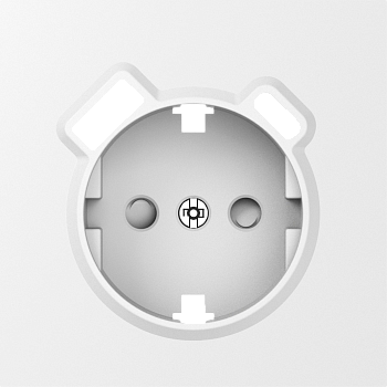 Donel S08 матовый белый накладка для розетки Schuko с зарядным устройством USB A+C, со шторками 16A 250 В~,серия DB