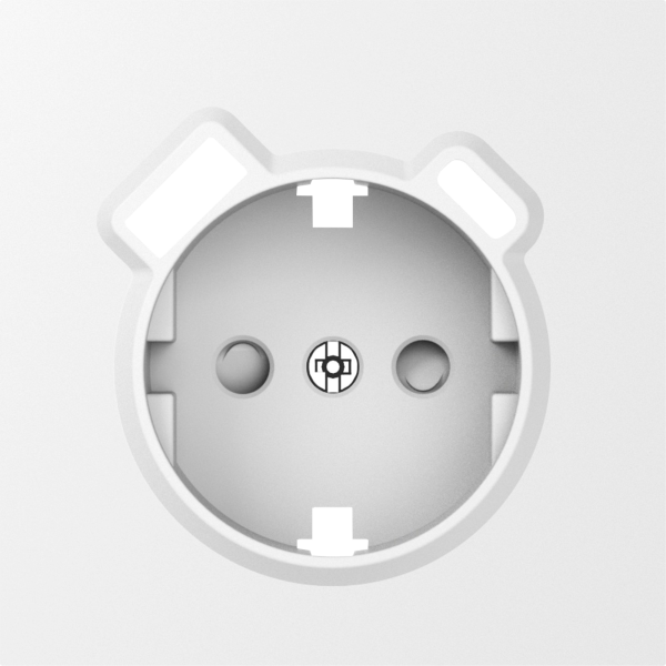 Donel S08 матовый белый накладка для розетки Schuko с зарядным устройством USB A+C, со шторками 16A 250 В~,серия DB