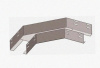 Лоток угловой глухой КГГ 150х50-90 УТ1,5 поворот на 90, горячее цинкование, S1,5