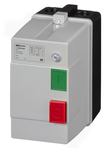Контактор КМН22560 25А в оболочке с индикатором Ue=380В/АС3 IP54 TDM