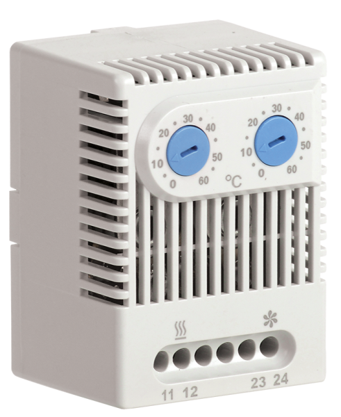 Термостат двухканальный от 0 до +60°C NO+NO IEK