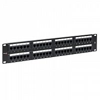 Патч-панель TERACOM PRO 19'' Cat,6 2U неэкранированная UTP 48 портов RJ-45 Dual IDC EKF