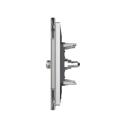 Розетка спутниковая SAT двойная Серая Livolo