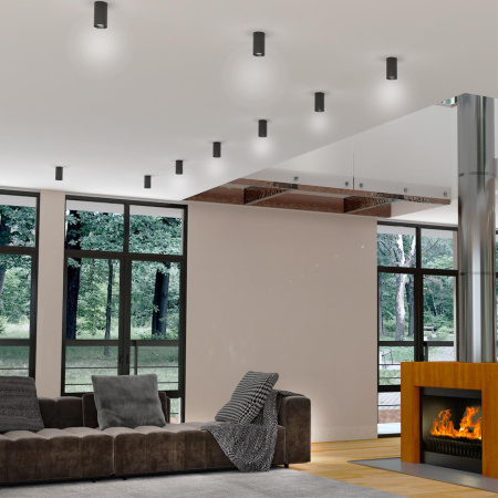Св-к накл.IP20 GU10 9W 235V ELINA черный NOVOTECH