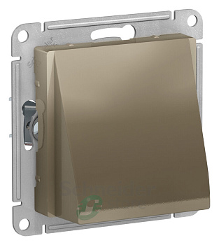 ATLASDESIGN Механизм вывод кабеля СУ 1 мест . шампань IP20 Schneider Electric